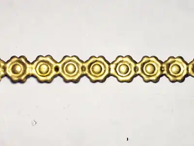 ステンドグラス,真鍮パーツ,真鍮飾りバンド_H7510