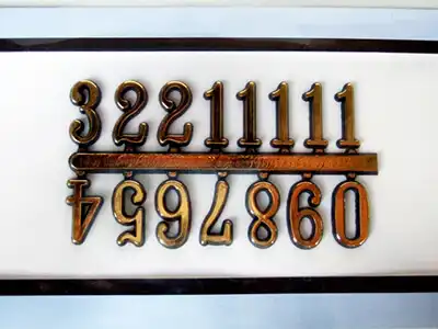 ステンドグラス,時計パーツ_誠時_文字符_BF-202_金色