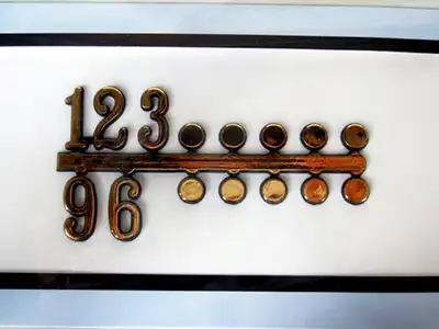 ステンドグラス,時計パーツ_誠時_文字符_BF-212_金色