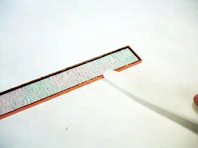 ステンドグラス,カッパーテープ,コパーテープ,ヘラ,ストレートラスキン