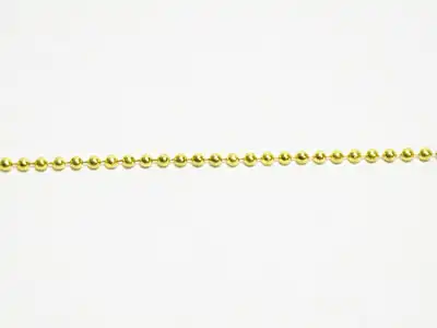 ステンドグラス,ランプパーツ,チェーン,ボールチェーン,幅:3.0mm_高さ:3.0mm_長さ:100cm_真鍮色