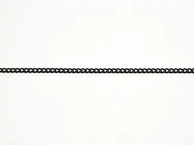 ステンドグラス,ランプパーツ,チェーン,BK101_幅:5mm_高さ:4mm_長さ:100cm_黒色