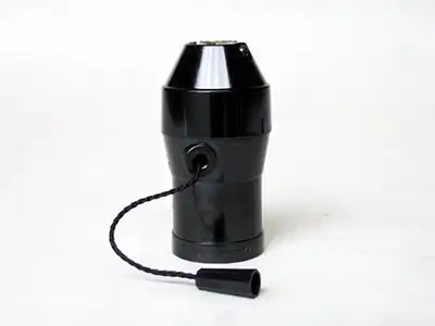 ステンドグラス,ランプパーツ,プルソケット_E26_エボナイト_直径:38mm_高さ:73mm_黒色