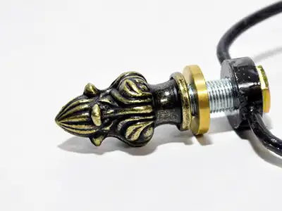 ステンドグラス,ランプパーツ,一体型ハープの詳細