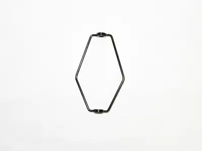 ステンドグラス,ランプパーツ,ハープ_ひし形_一体型G_6.0inch