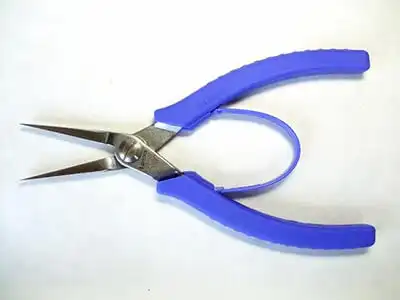 ステンドグラス,ニッパー_スリーピークス技研_ロングステンレスリードペンチ_LS-05